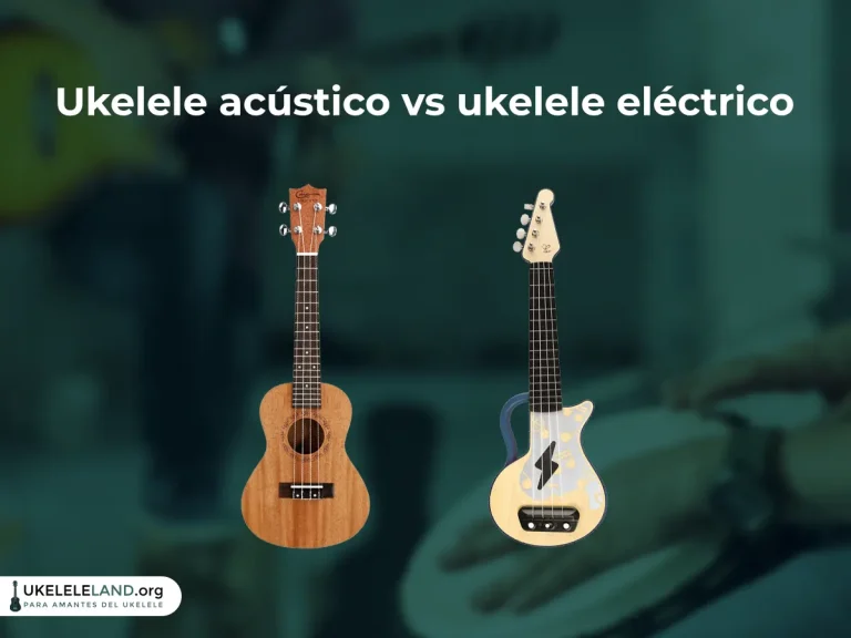 ukelele acustico vs ukelele electrico